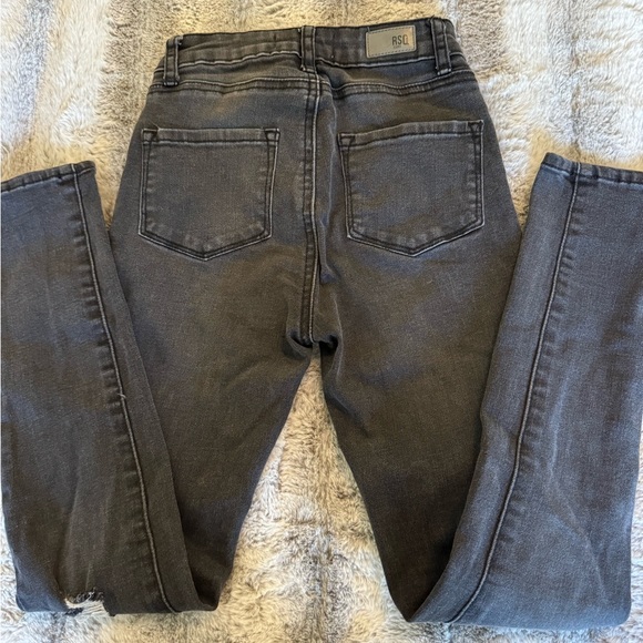🖤 RSQ Super High Rise Black Jeans - Girls’ Size 7 - Picture 5 of 6